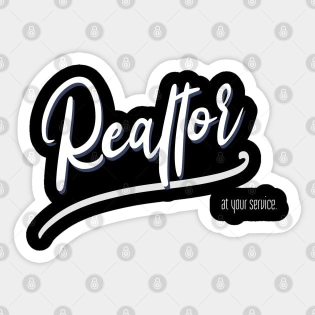at your service Real Estate Sticker by REG